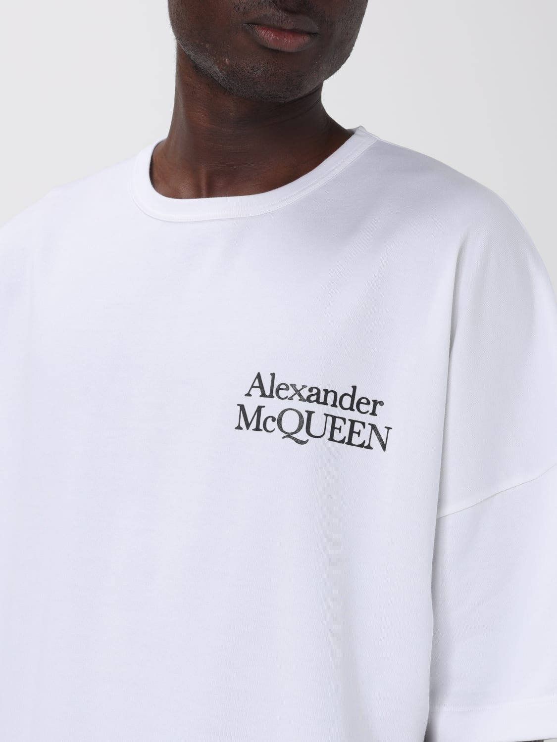 ALEXANDER MCQUEEN ФУТБОЛКА: Футболка Мужское Alexander McQueen, Белый - Img 5