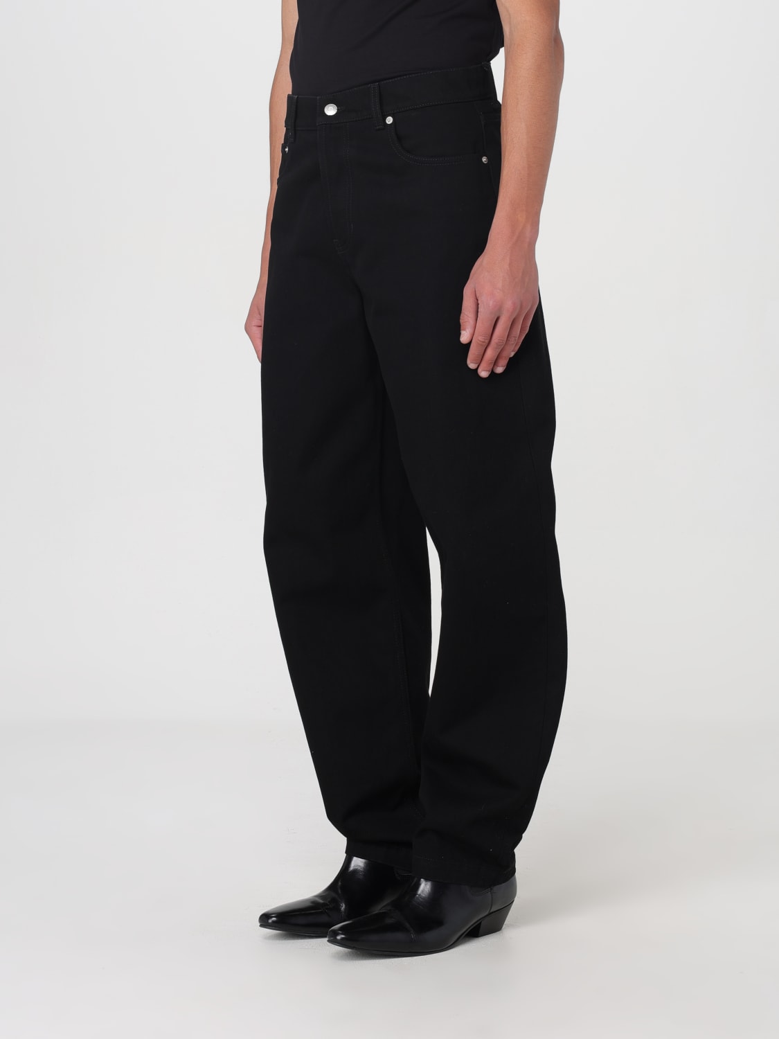 MCQUEEN JEANS: Jeans men McQueen, Black - Img 4