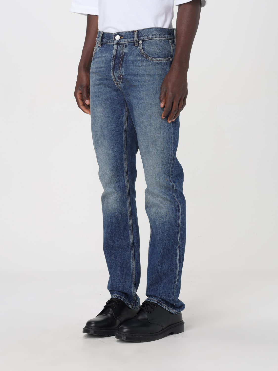 ALEXANDER MCQUEEN JEANS: Jeans men Alexander McQueen, Denim - Img 4