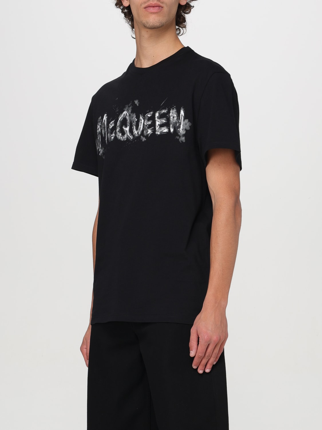 ALEXANDER MCQUEEN T-SHIRT: T-shirt men Alexander McQueen, Black - Img 4