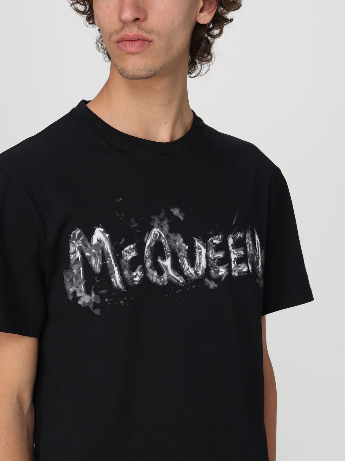 ALEXANDER MCQUEEN T-SHIRT: T-shirt men Alexander McQueen, Black - Img 5