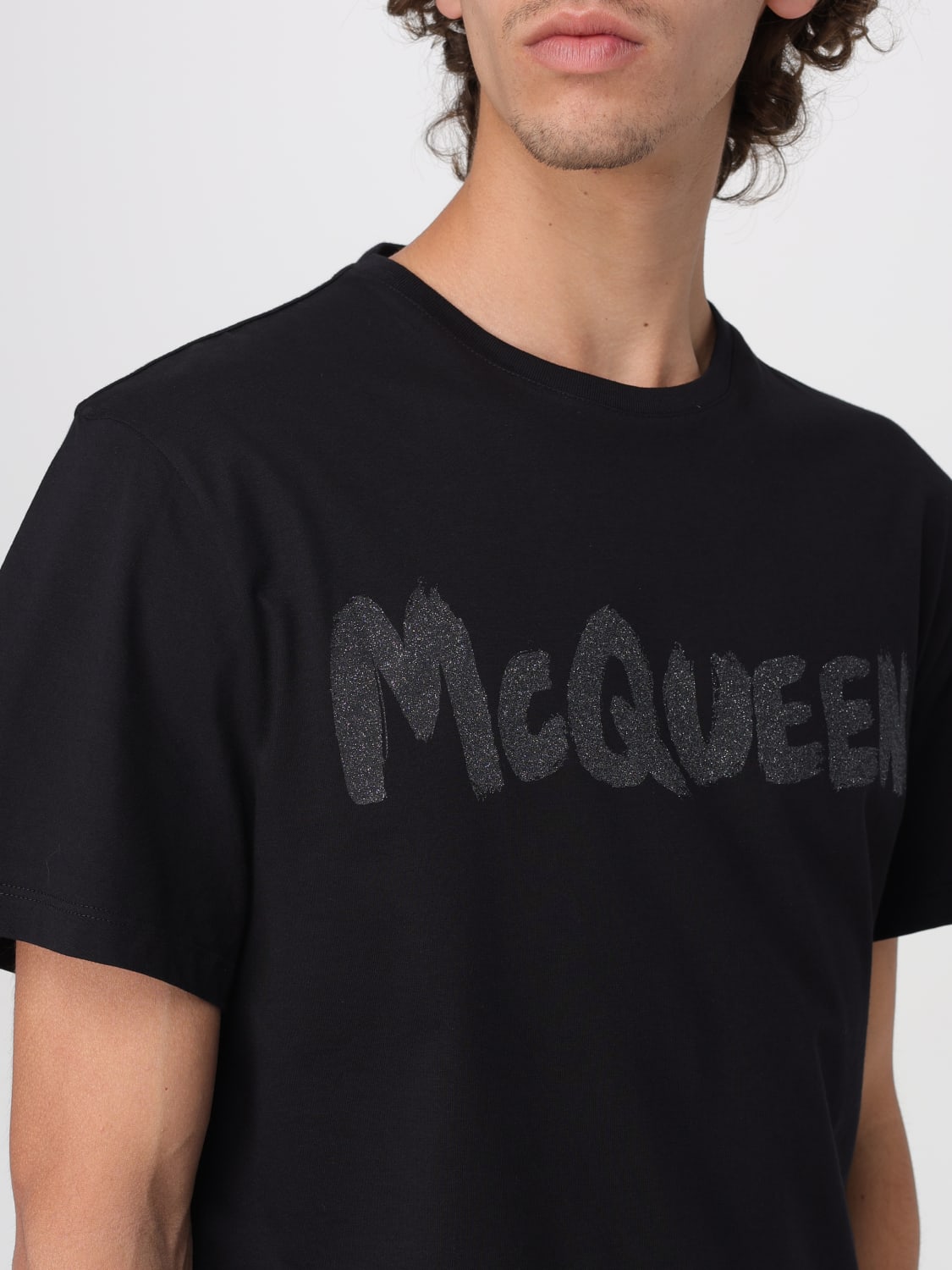 ALEXANDER MCQUEEN T-SHIRT: T-shirt men Alexander McQueen, Black - Img 5