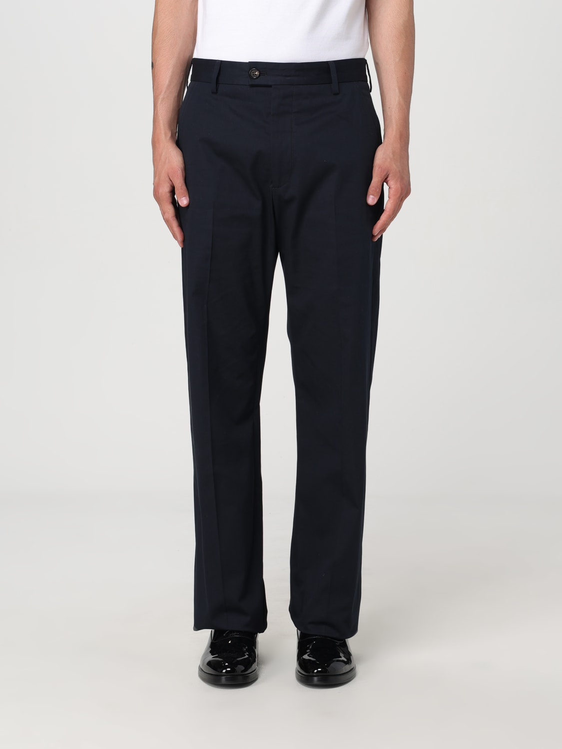 ALEXANDER MCQUEEN PANTS: Pants men Alexander McQueen, Navy - Img 1