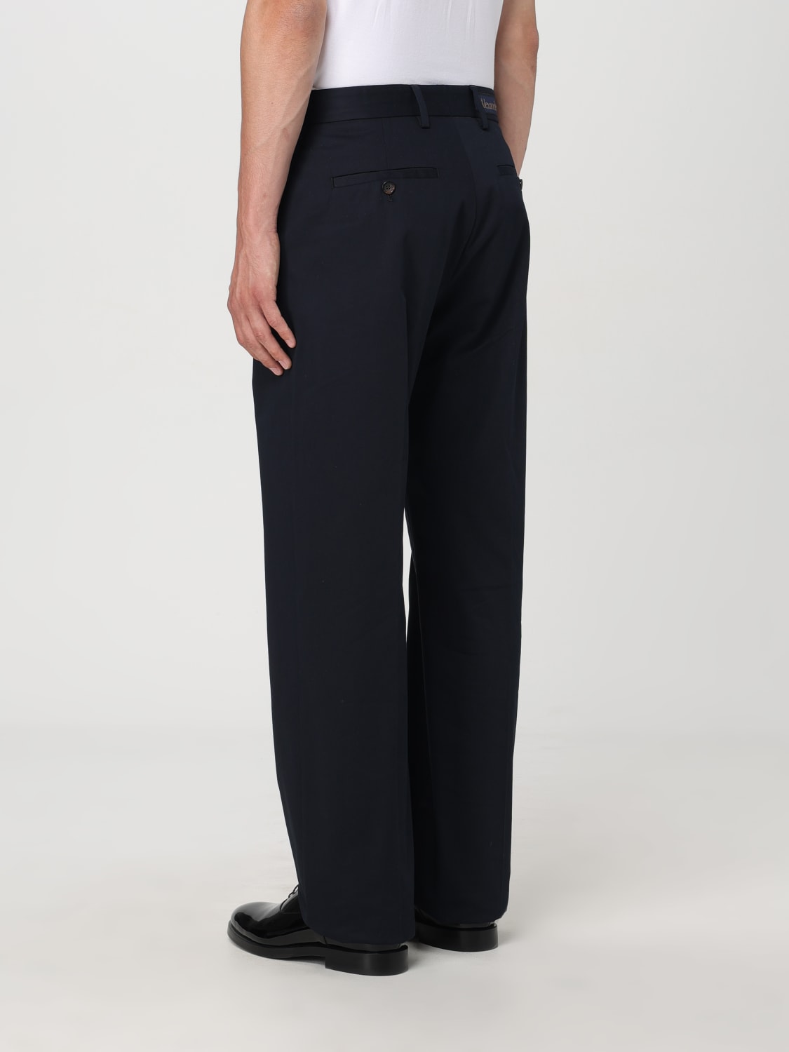 McQueen Outlet: Pants men - Navy | McQueen pants 794744QSAA7