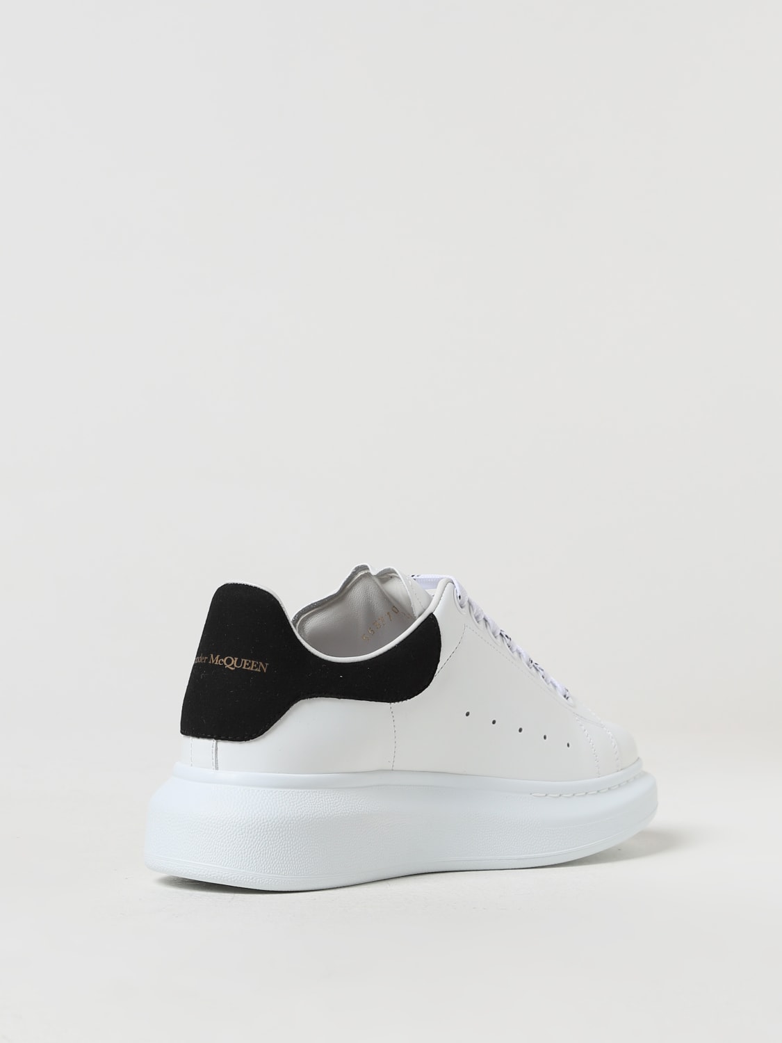 Alexander mcqueen white and black trainers online