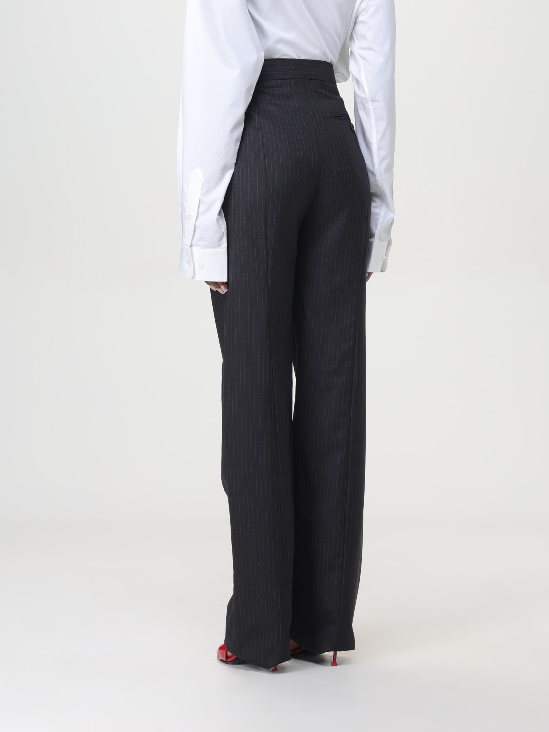 ALEXANDER MCQUEEN PANTS: Pants woman Alexander McQueen, Grey - Img 3