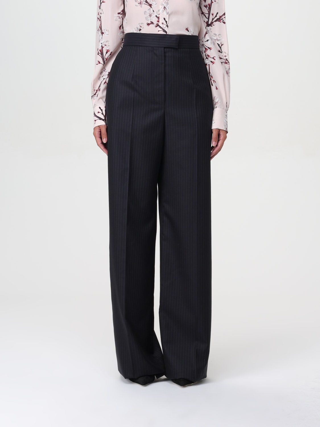 パンツ ALEXANDER MCQUEEN Woman Pants Navy 798477QJAEI 4100 McQueen Outlet: Pants woman - Navy | McQueen pants