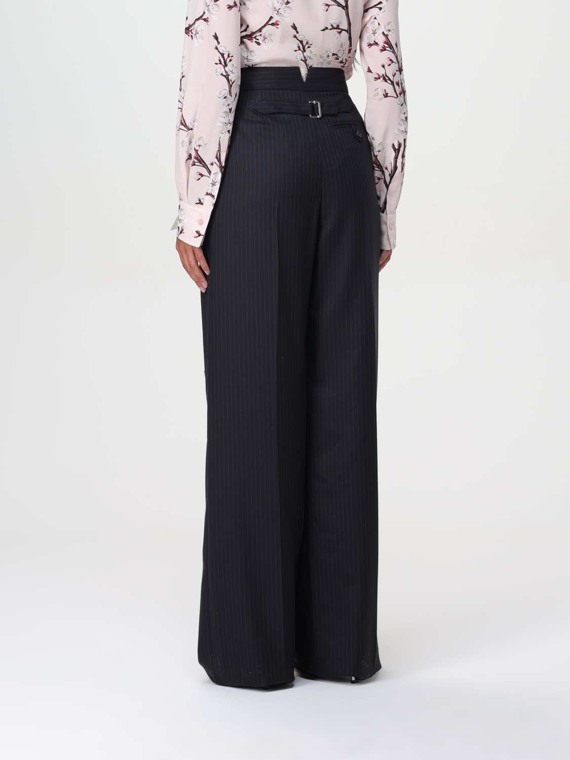 ALEXANDER MCQUEEN PANTS: Pants woman Alexander McQueen, Navy - Img 3