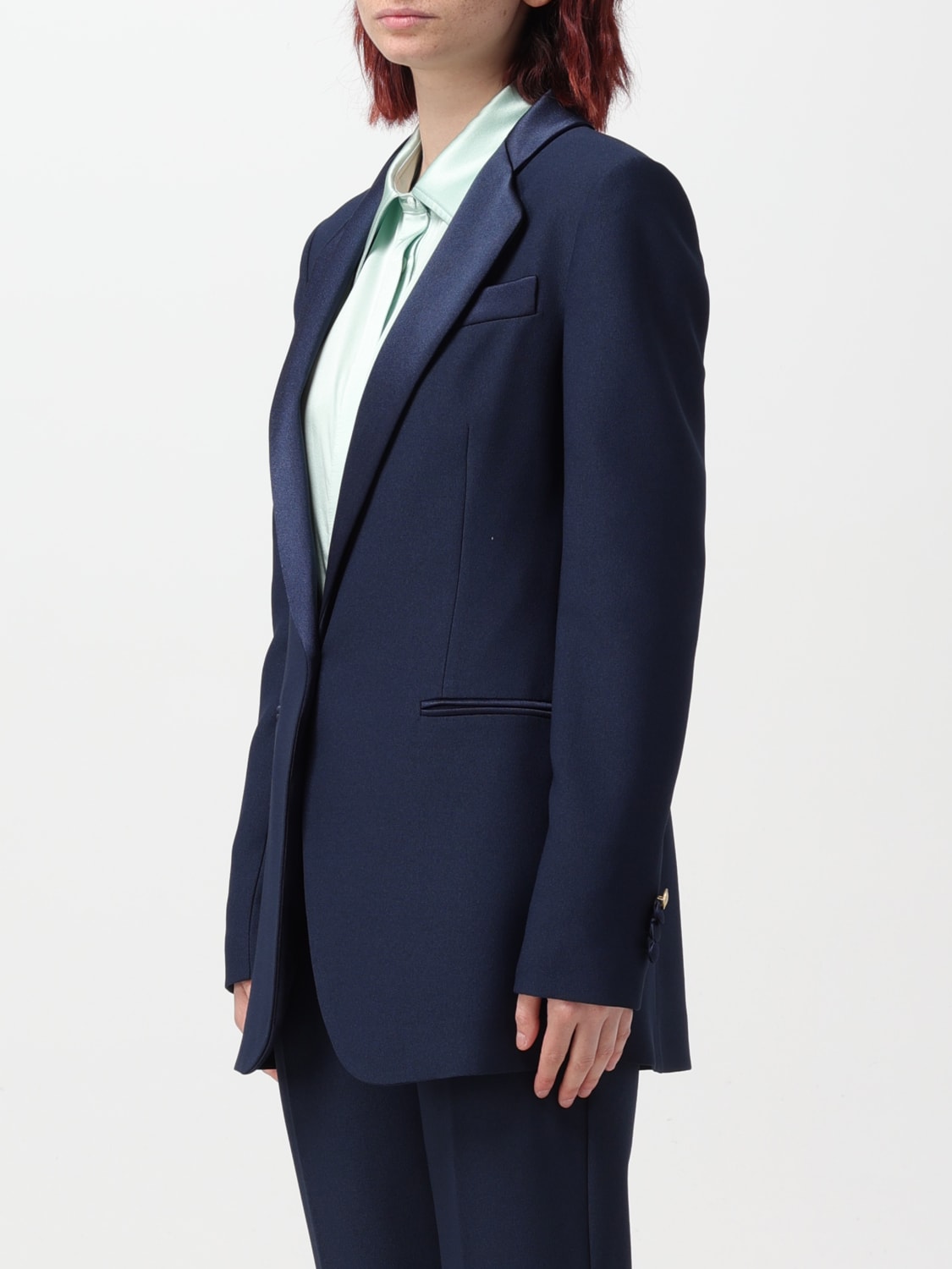 HEBE STUDIO BLAZER: Blazer woman Hebe Studio, Navy - Img 3