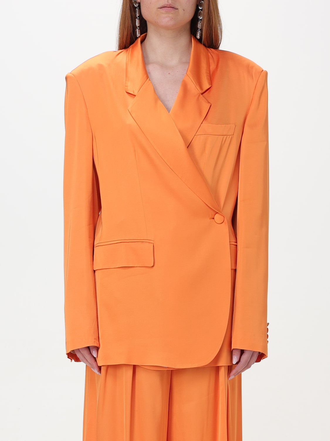 HEBE STUDIO BLAZER: Blazer woman Hebe Studio, Orange - Img 1