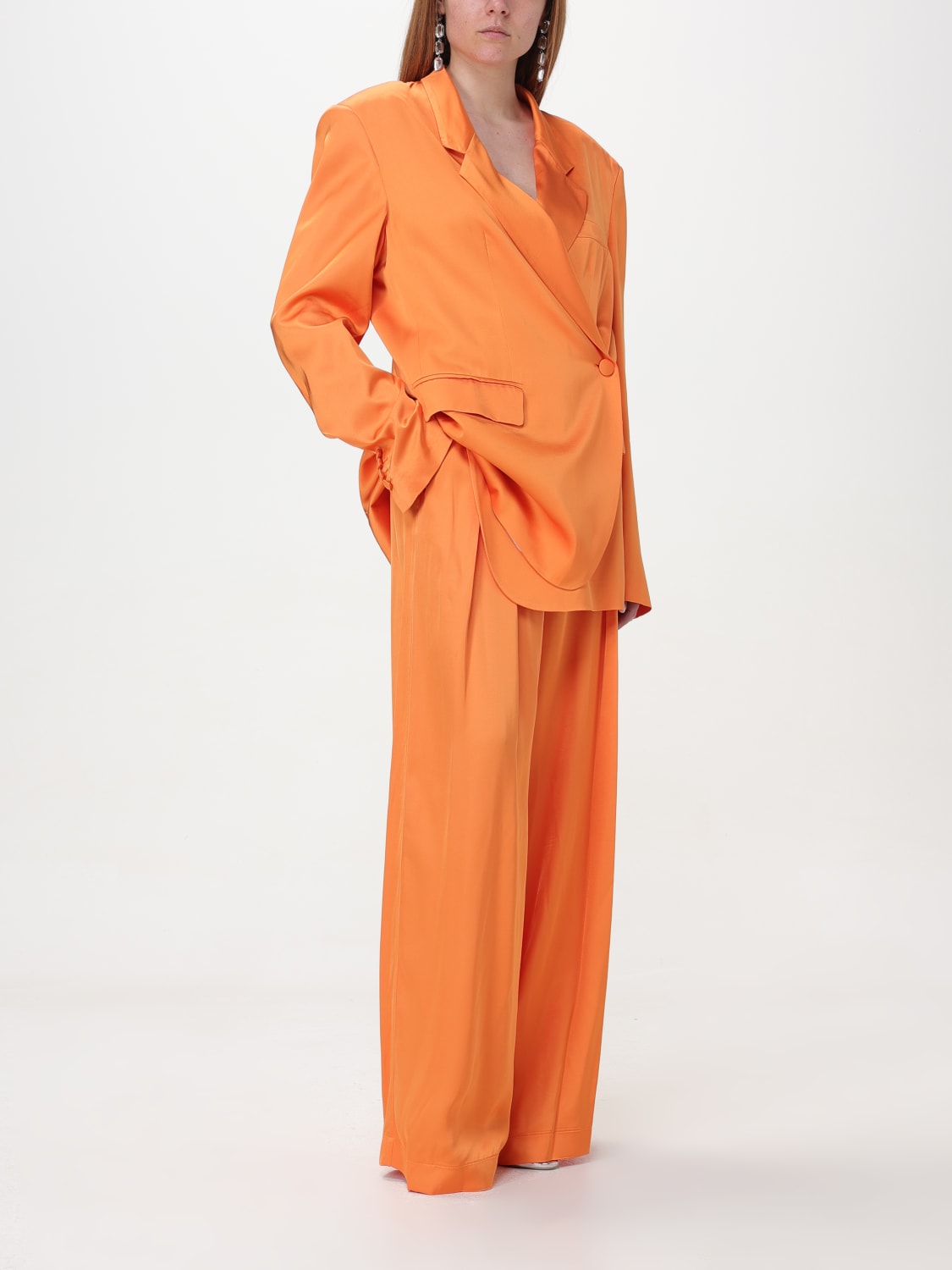 HEBE STUDIO BLAZER: Blazer femme Hebe Studio, Orange - Img 2