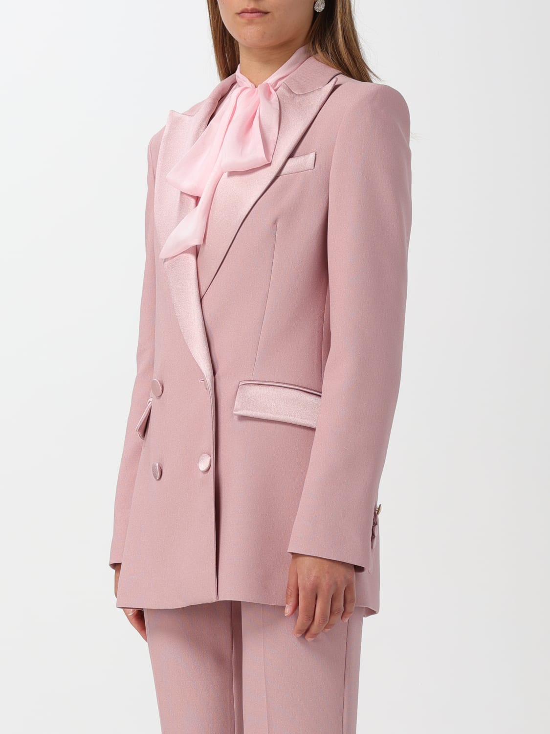 HEBE STUDIO BLAZER: Blazer femme Hebe Studio, Rose - Img 4