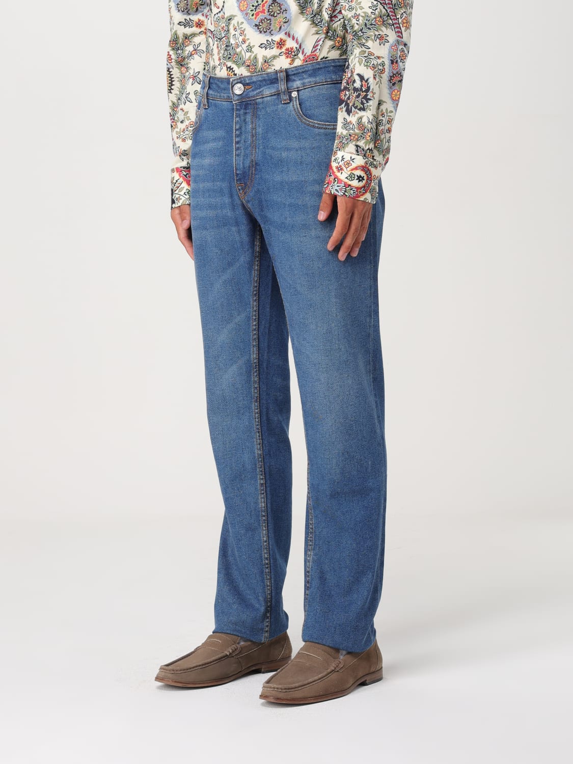 ETRO JEANS: Jeans men Etro, Denim - Img 4