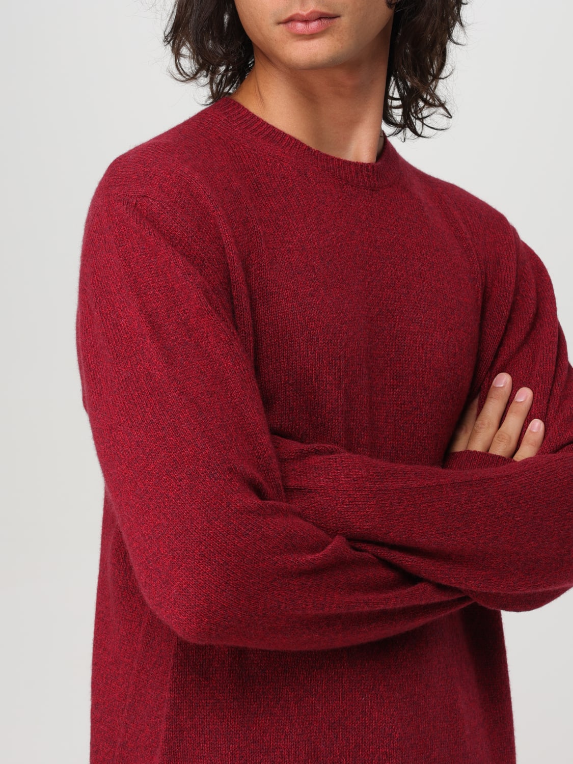 ETRO SWEATER: Sweater men Etro, Burgundy - Img 5