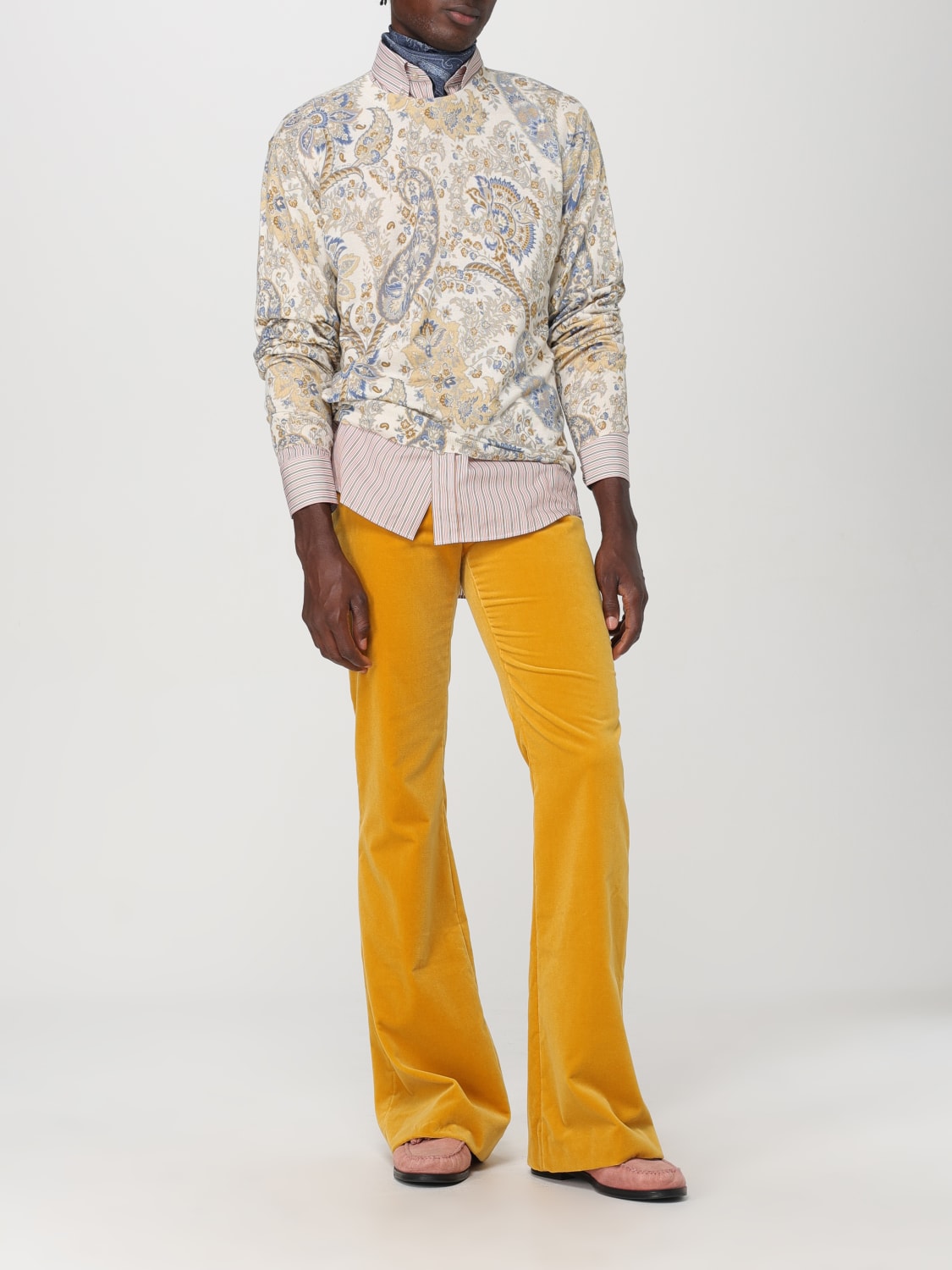 ETRO SWEATER: Sweater men Etro, Yellow - Img 2