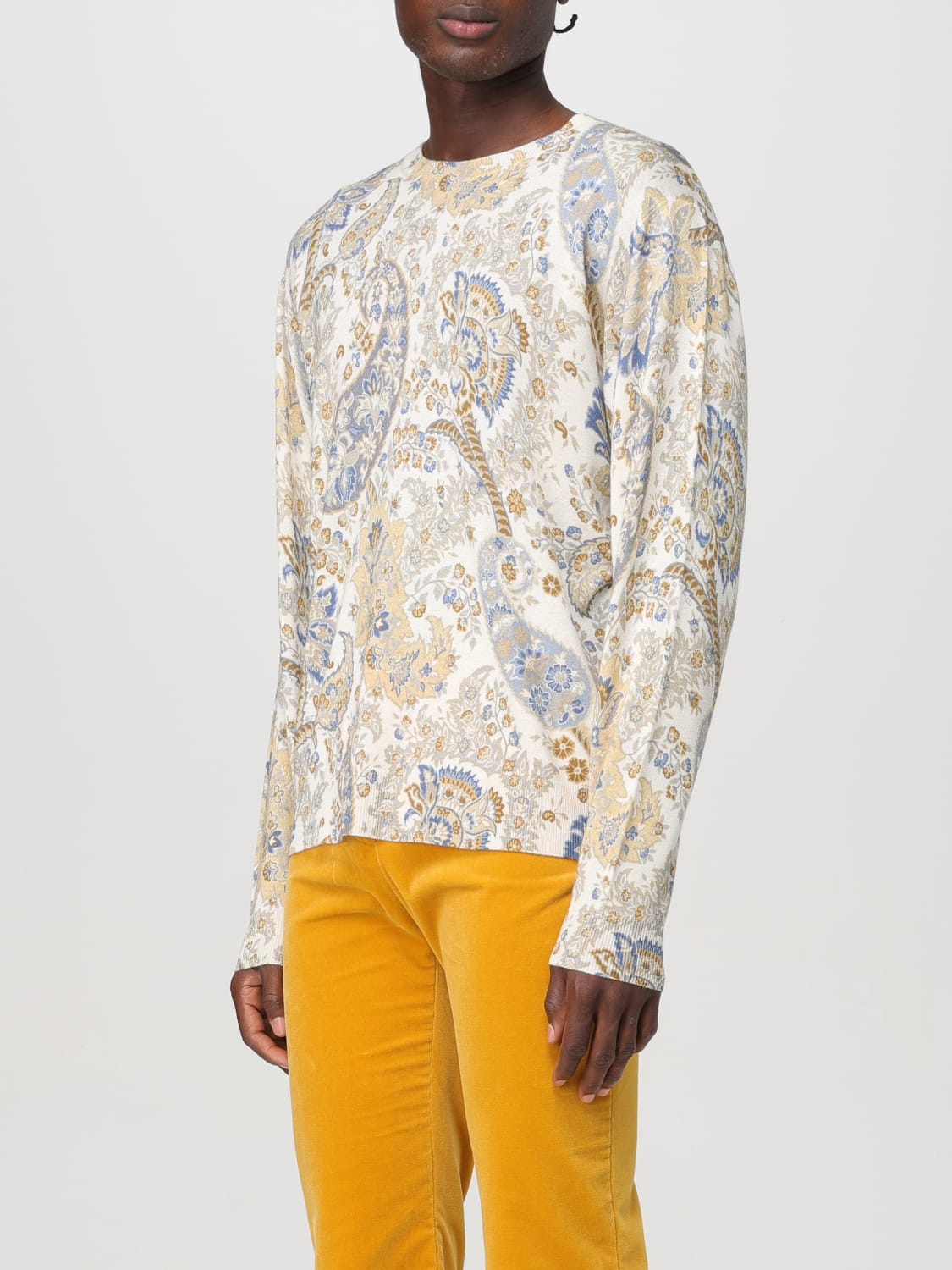 ETRO SWEATER: Sweater men Etro, Yellow - Img 4