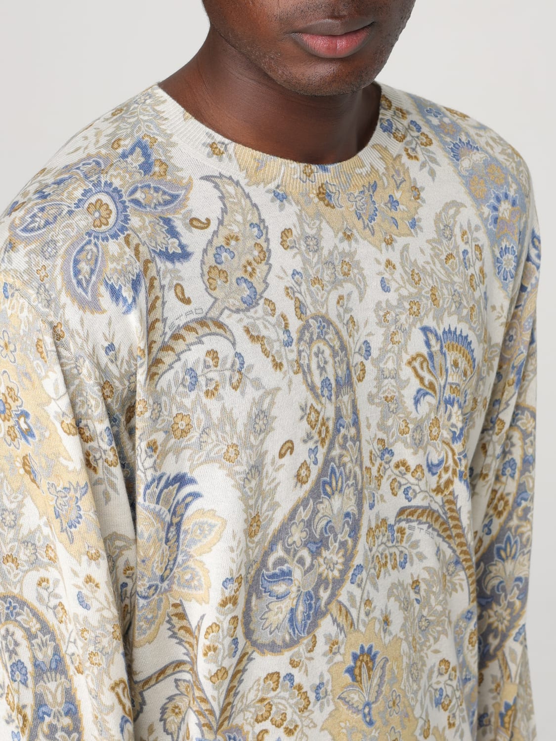 ETRO SWEATER: Sweater men Etro, Yellow - Img 5