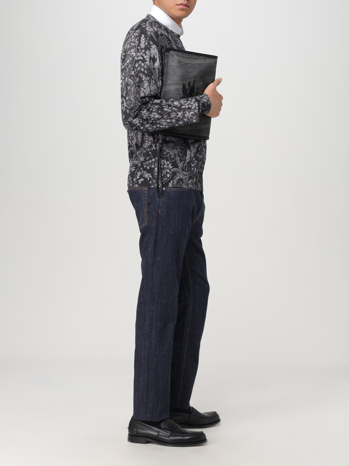 ETRO SWEATER: Sweater men Etro, Black - Img 2