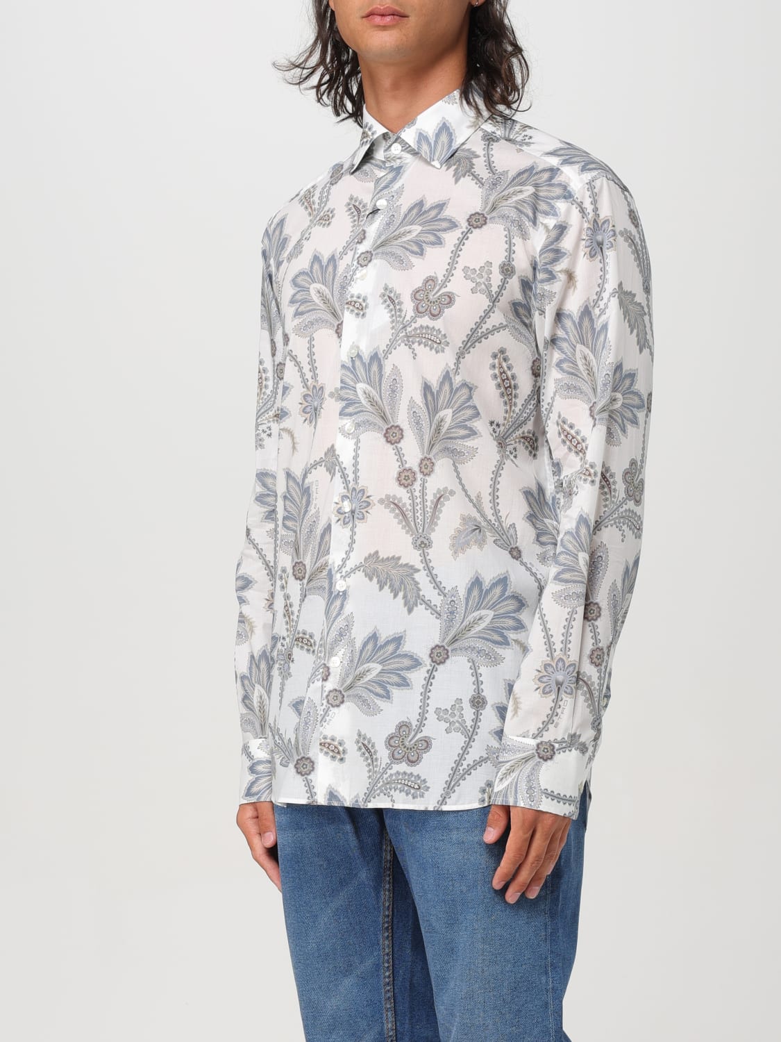 ETRO SHIRT: Shirt men Etro, White - Img 4