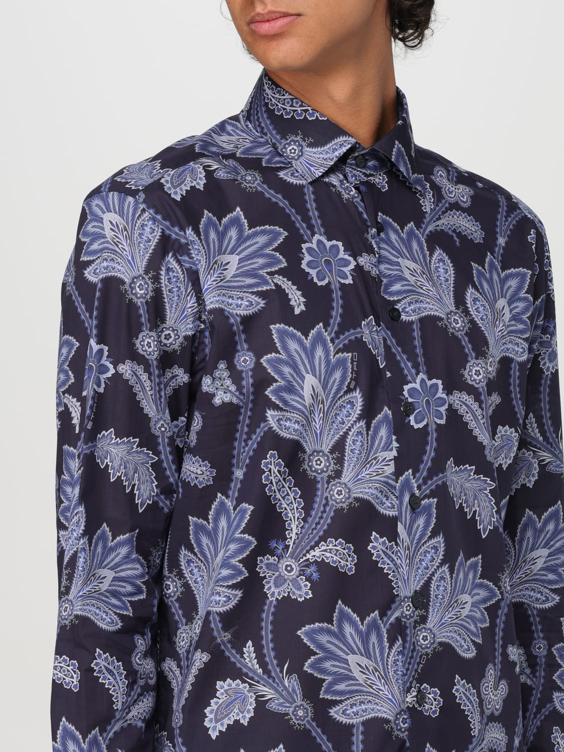 ETRO SHIRT: Shirt men Etro, Blue - Img 5