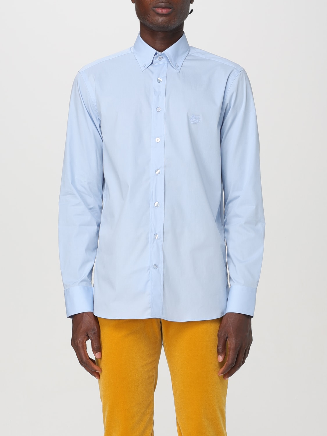 ETRO SHIRT: Shirt men Etro, Gnawed Blue - Img 1