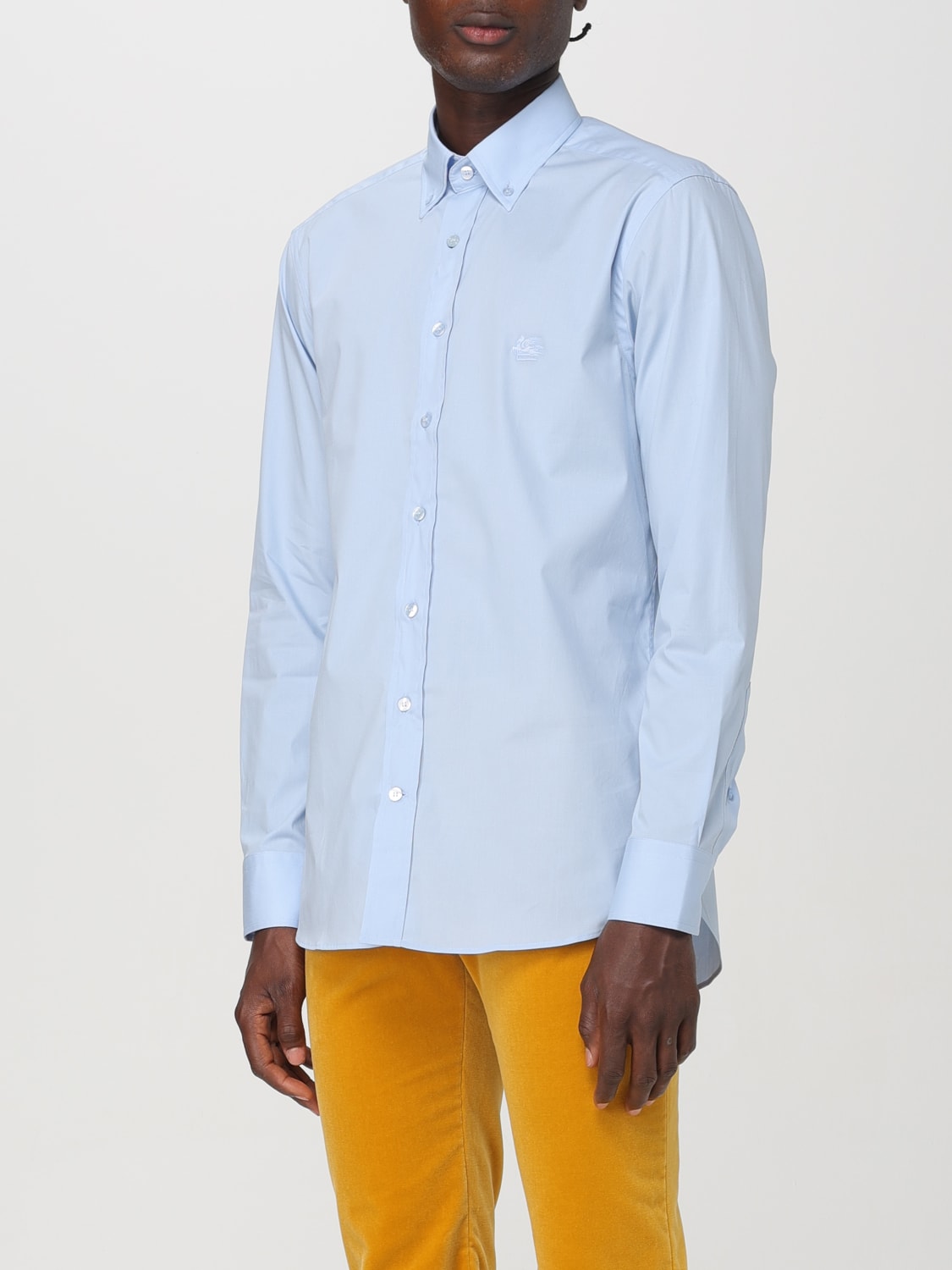 ETRO SHIRT: Shirt men Etro, Gnawed Blue - Img 4