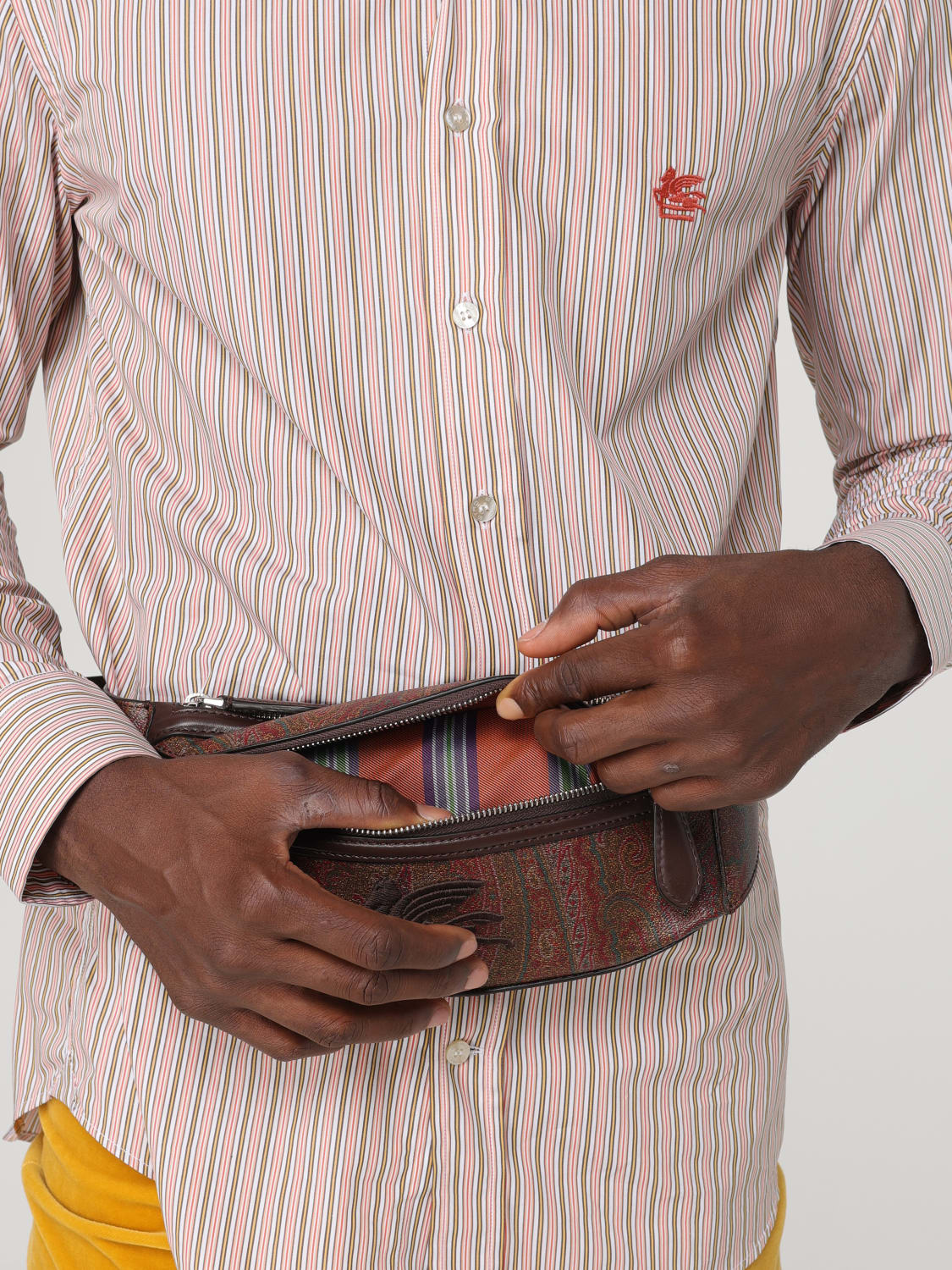 ETRO BELT BAG: Bags men Etro, Dark - Img 2