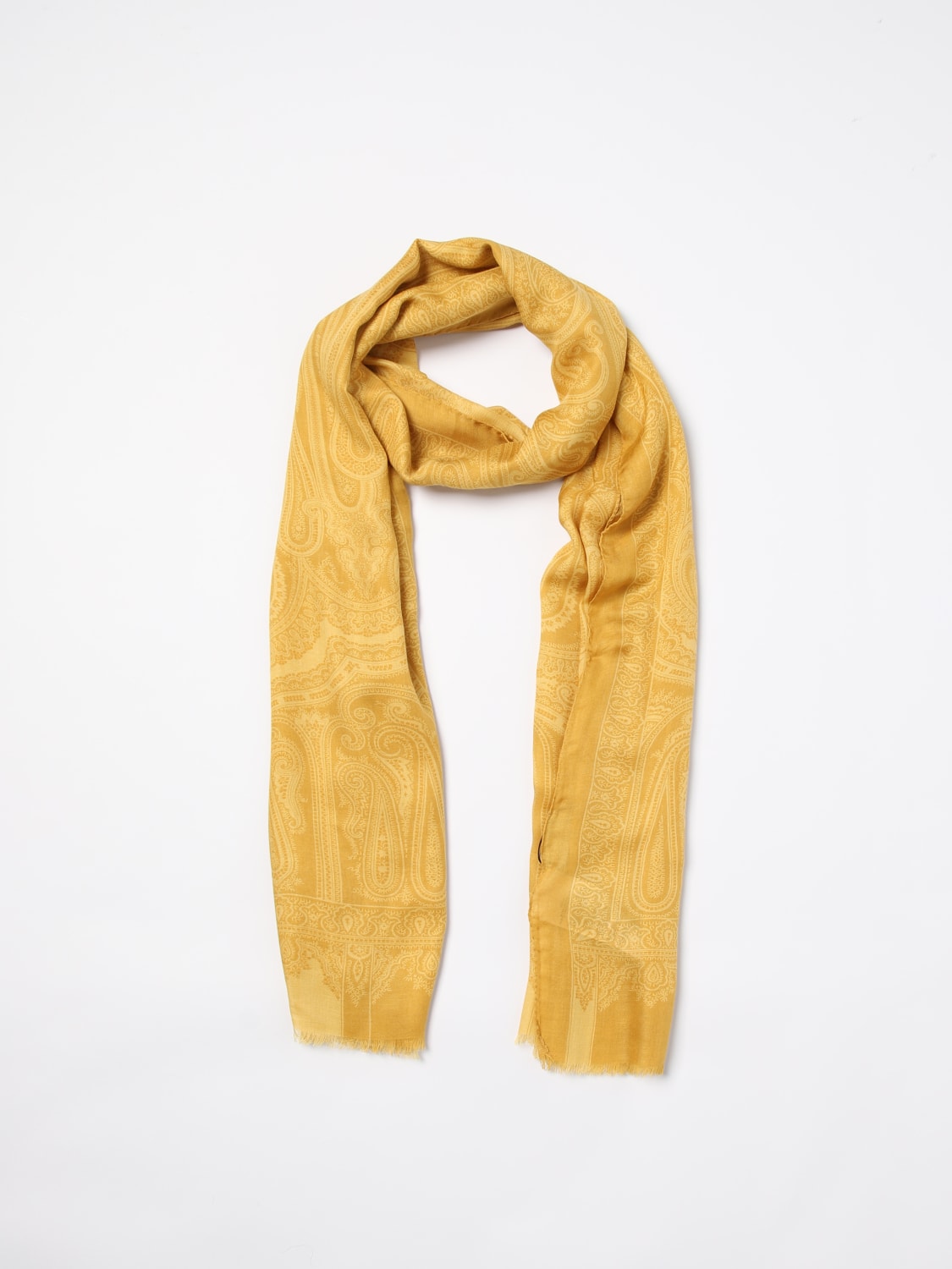 ETRO SCARF: Scarf men Etro, Yellow - Img 5