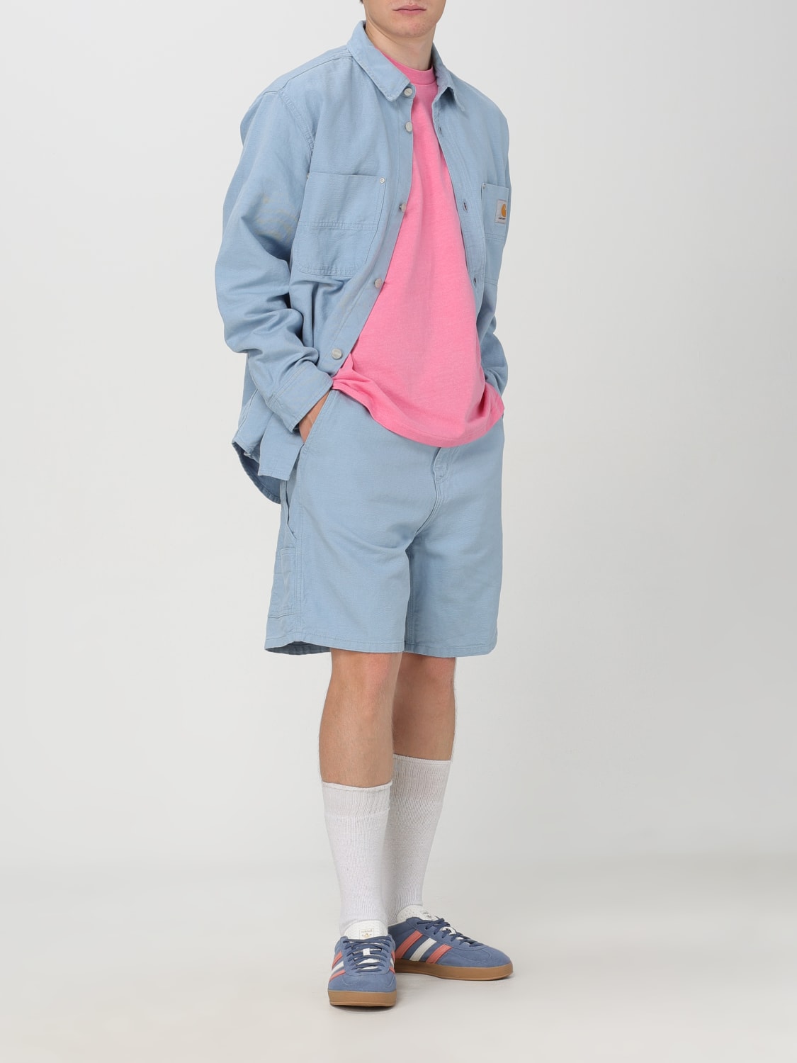 CARHARTT WIP T-SHIRT: T-shirt men Carhartt Wip, Pink - Img 2