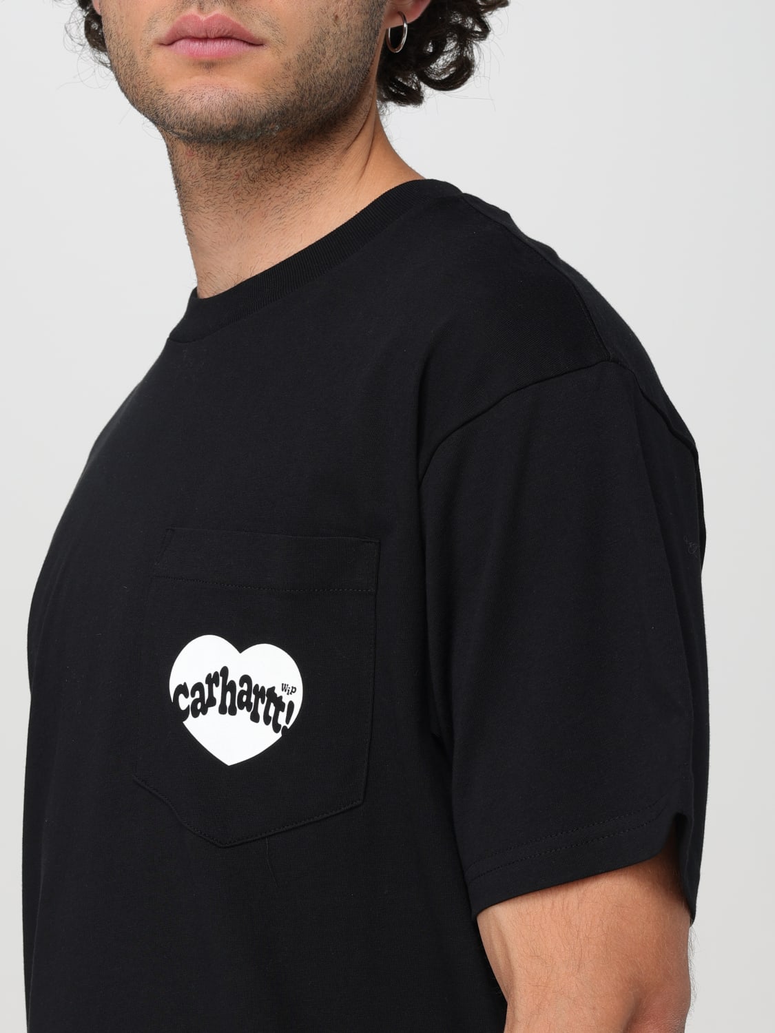 CARHARTT WIP T-SHIRT: T-shirt men Carhartt Wip, Black - Img 4