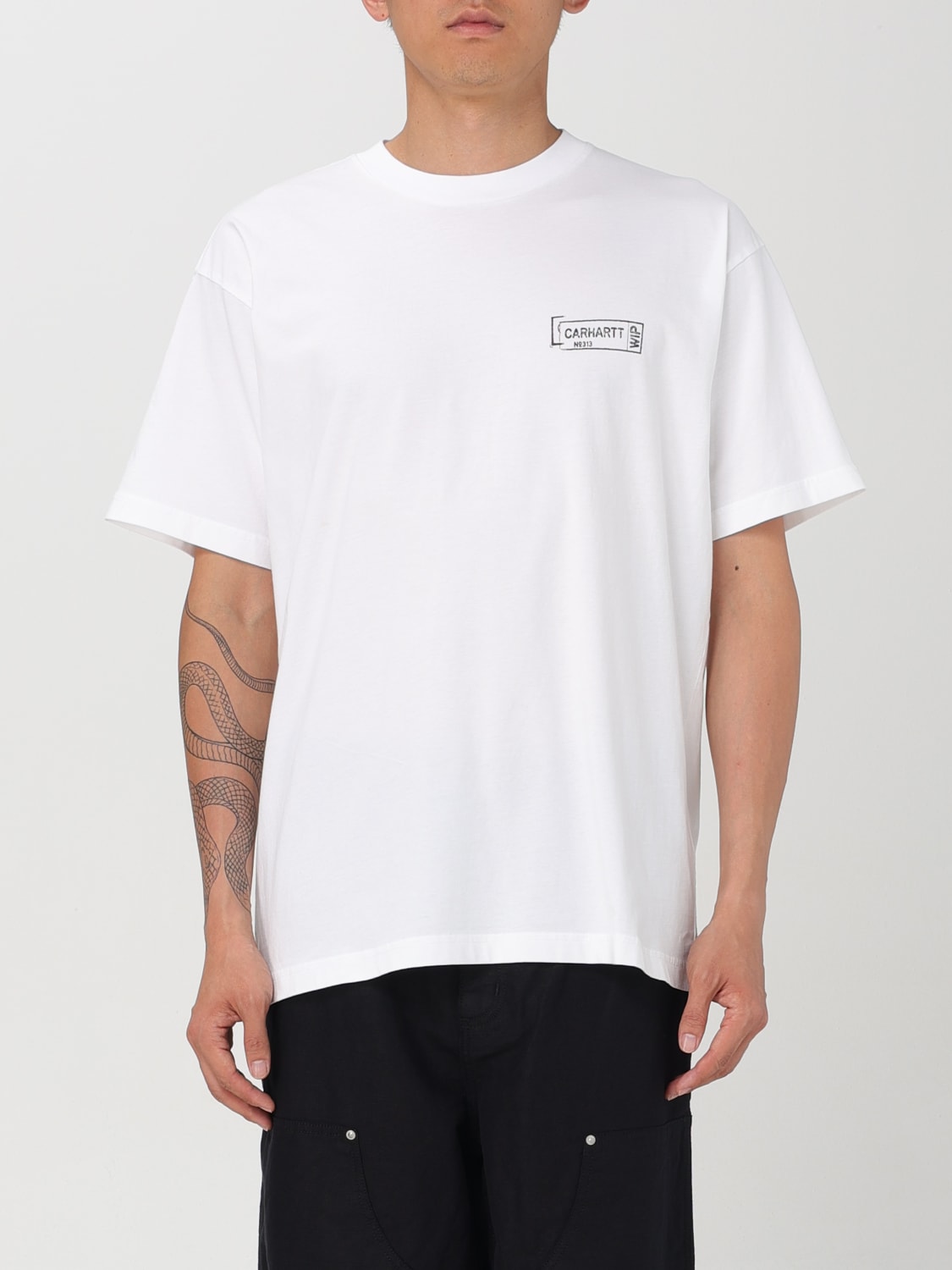 CARHARTT WIP T-SHIRT: T-shirt men Carhartt Wip, White - Img 1