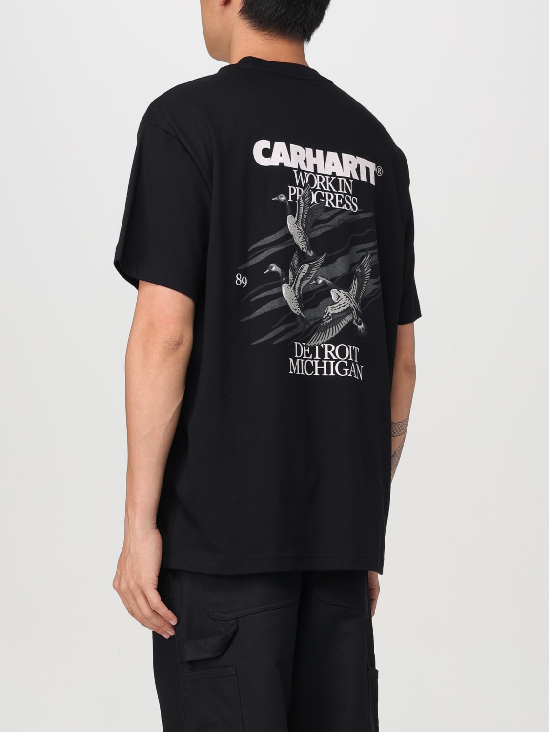 CARHARTT WIP T-SHIRT: T-shirt men Carhartt Wip, Black - Img 3