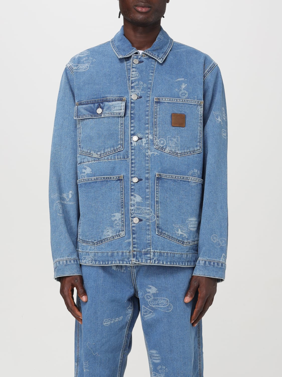 CARHARTT WIP JACKET: Jacket men Carhartt Wip, Denim - Img 1