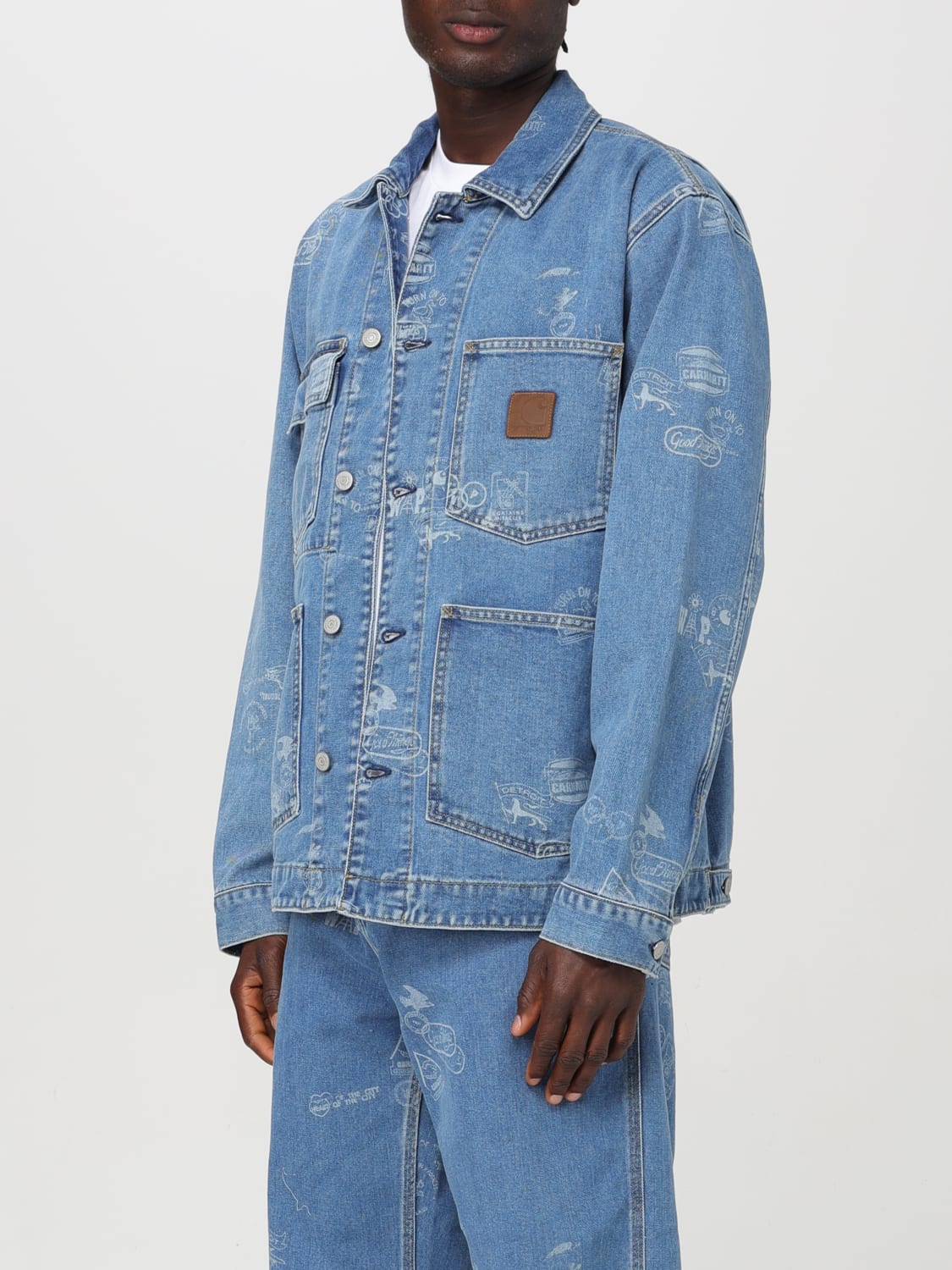 CARHARTT WIP JACKET: Jacket men Carhartt Wip, Denim - Img 4