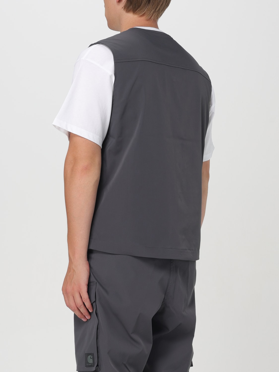 CARHARTT WIP SUIT VEST: Jacket men Carhartt Wip, Charcoal - Img 3