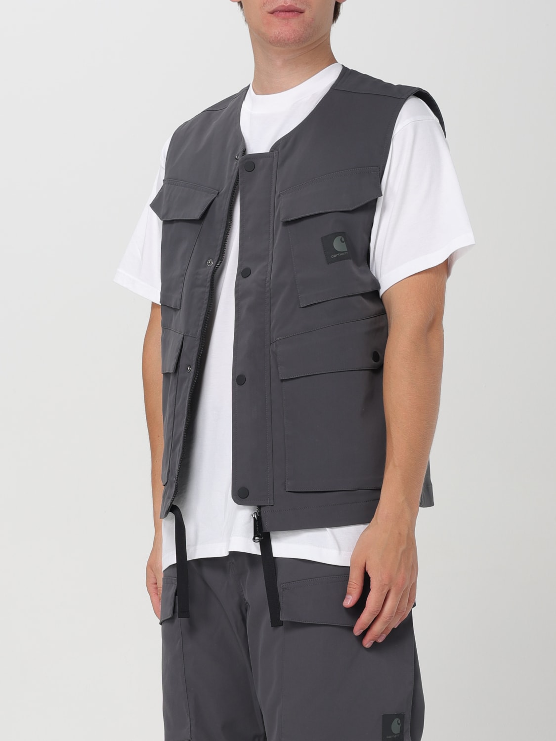 CARHARTT WIP SUIT VEST: Jacket men Carhartt Wip, Charcoal - Img 4