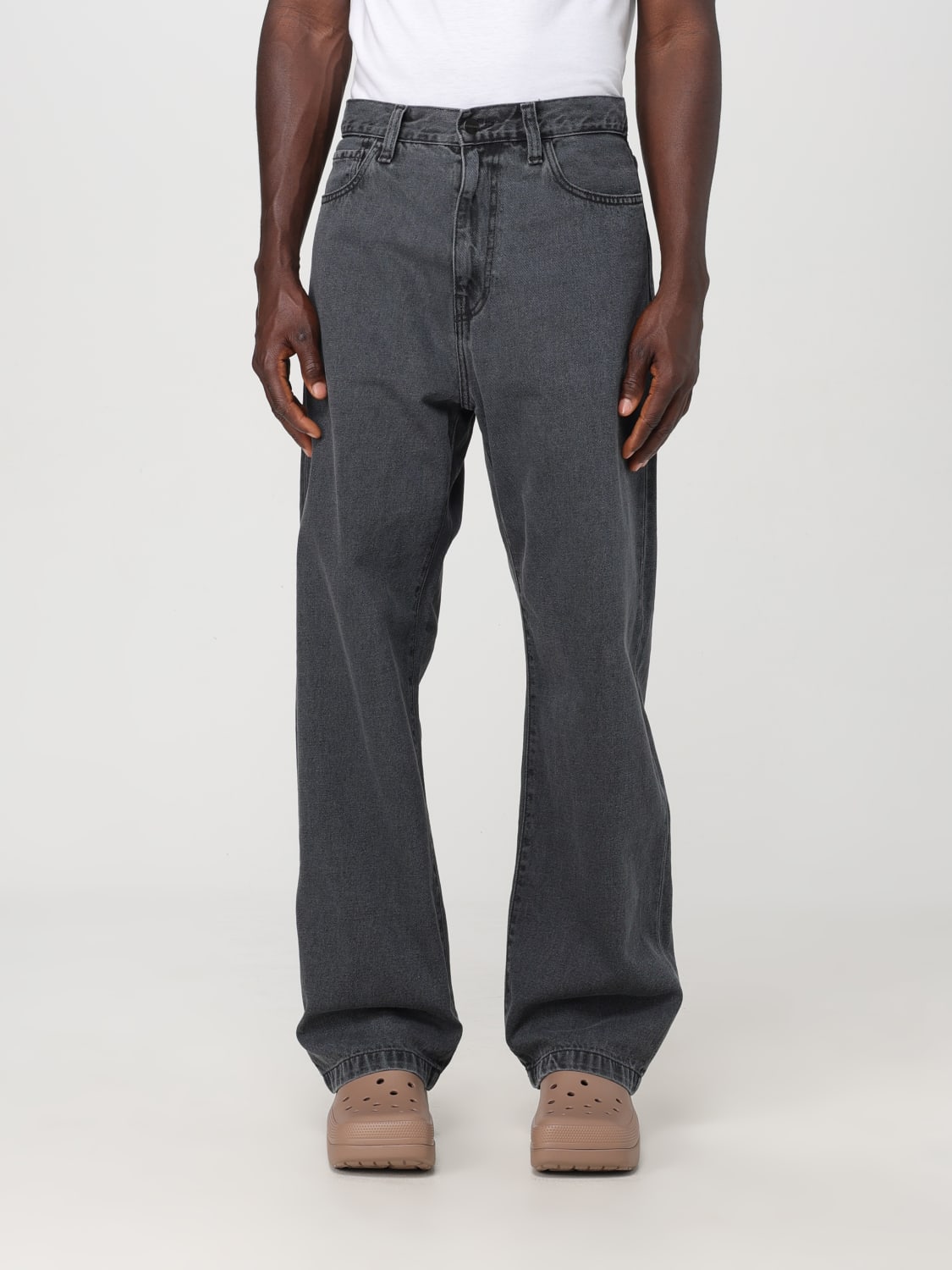 CARHARTT WIP JEANS: Jeans hombre Carhartt Wip, Negro - Img 1