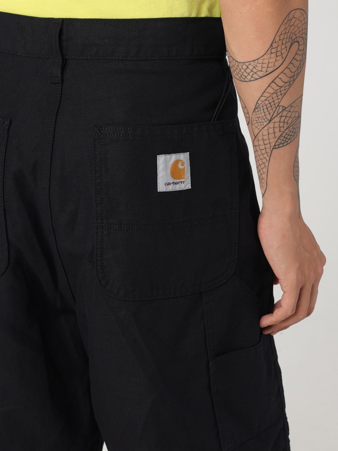 CARHARTT WIP 쇼츠: 쇼츠 남성 Carhartt Wip, 블랙 - Img 4