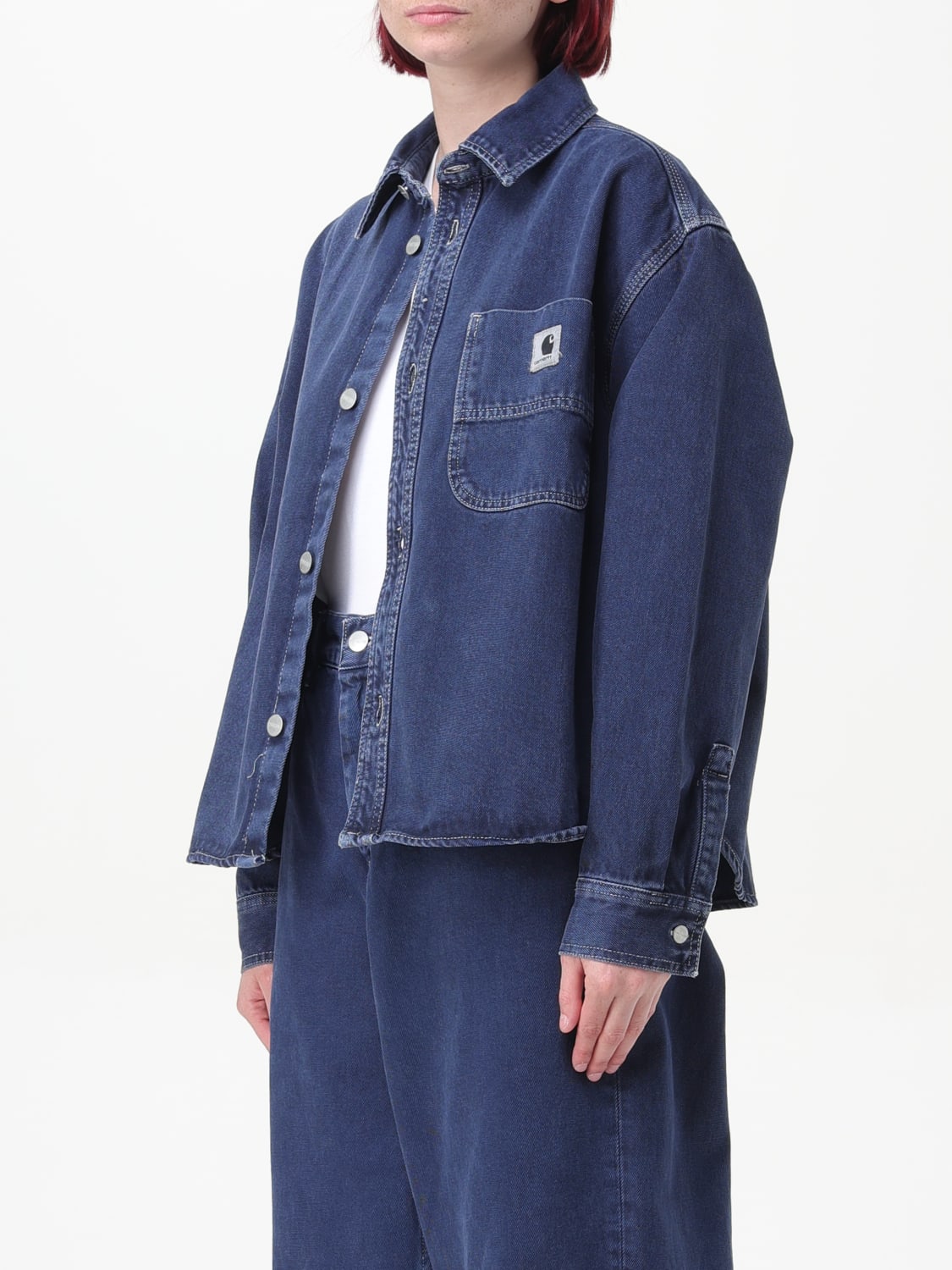 CARHARTT WIP JACKET: Jacket woman Carhartt Wip, Blue - Img 4