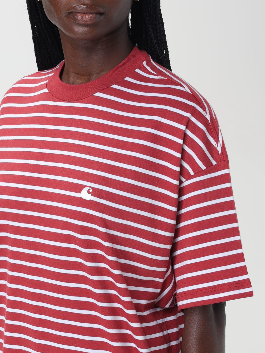 CARHARTT WIP T-SHIRT: T-shirt woman Carhartt Wip, Red - Img 3