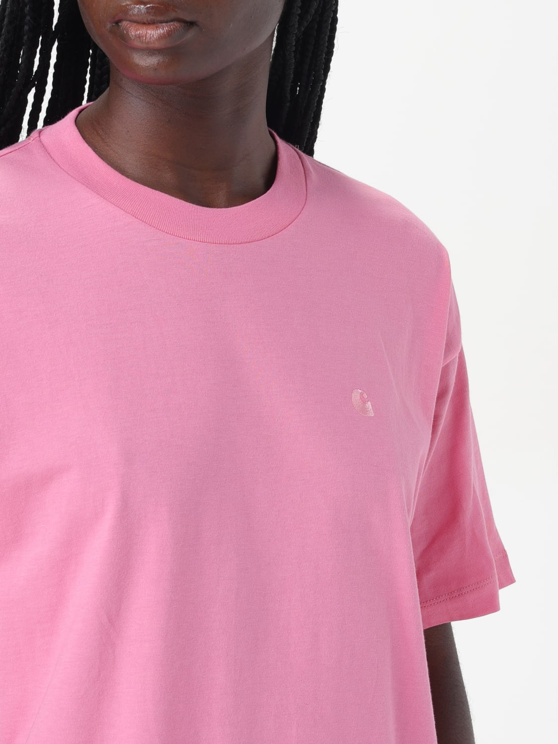 CARHARTT WIP T-SHIRT: T-shirt woman Carhartt Wip, Pink - Img 4