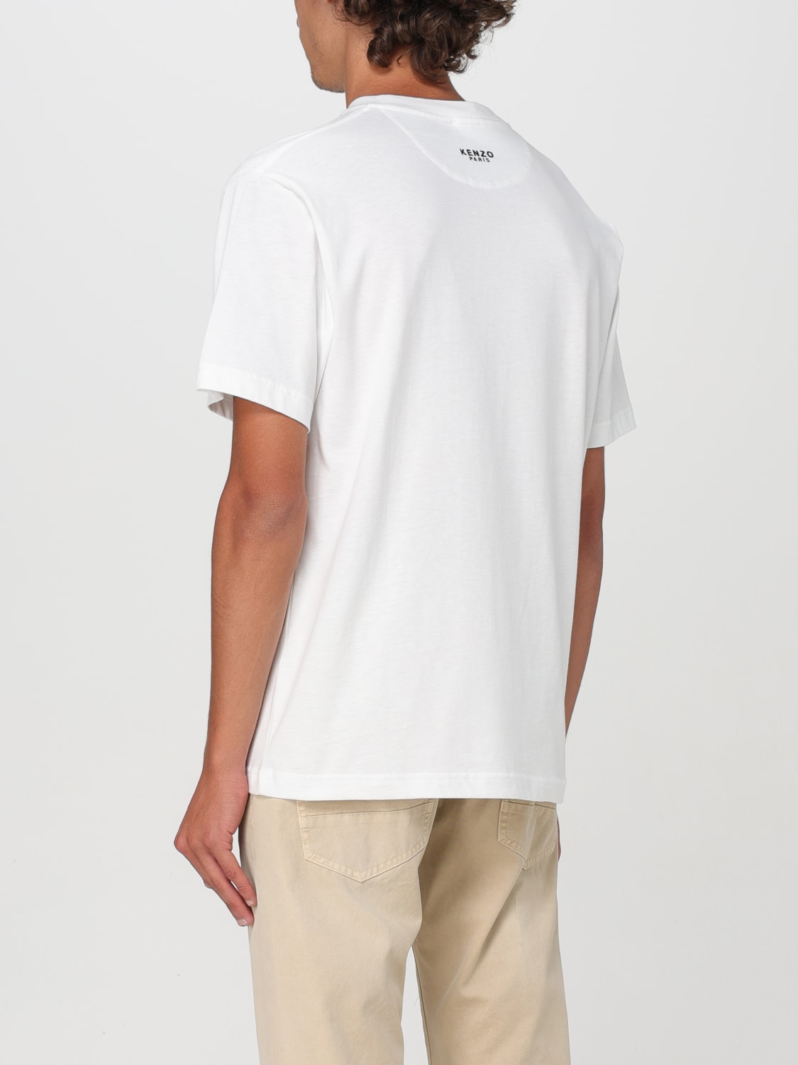 KENZO T-SHIRT: T-shirt Fiore Kenzo, Bianco - Img 2