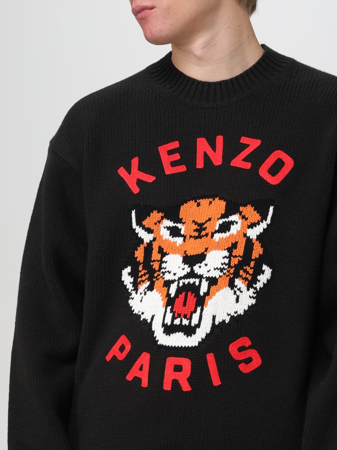 KENZO 스웨터: 스웨터 남성 Kenzo, 블랙 - Img 4