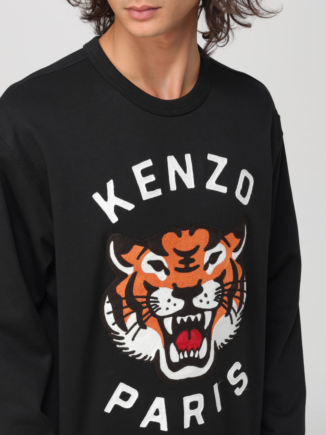 KENZO SWEATSHIRT: Sweatshirt men Kenzo, Black - Img 5