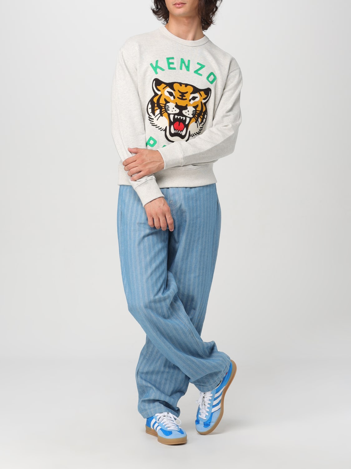 KENZO SWEATSHIRT: Sweatshirt men Kenzo, Grey - Img 2