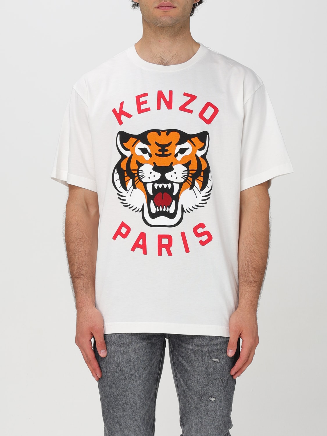 KENZO 티셔츠: 티셔츠 남성 Kenzo, 화이트 - Img 1