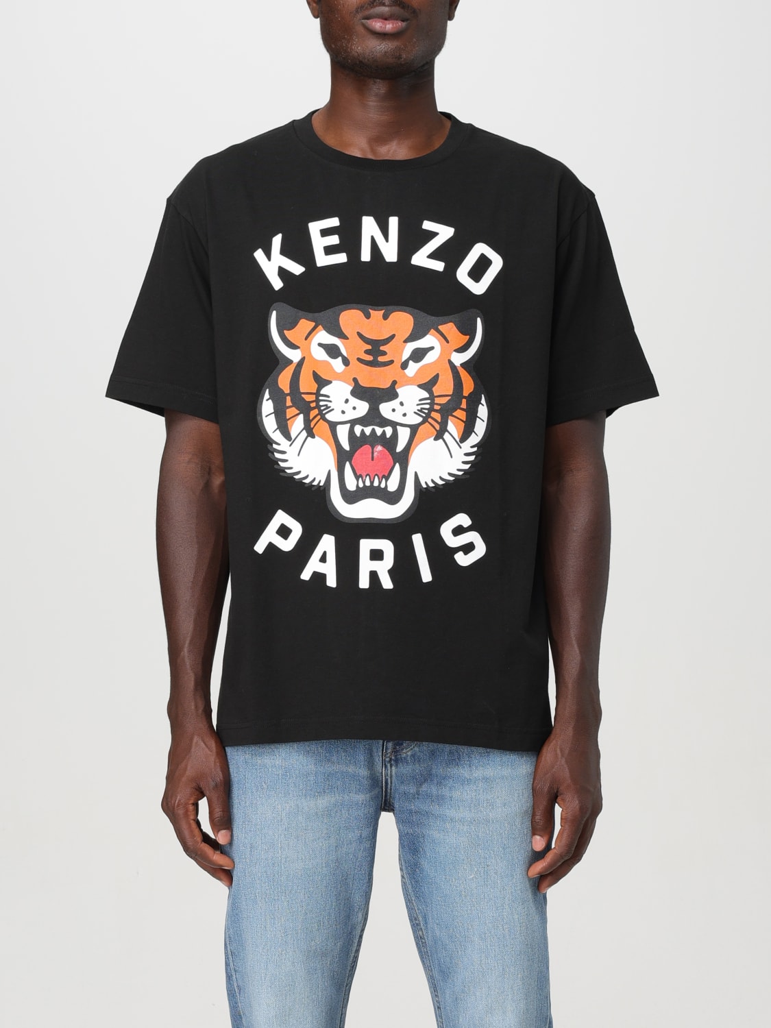 KENZO T恤: T恤 男士 Kenzo, 黑色 - Img 1