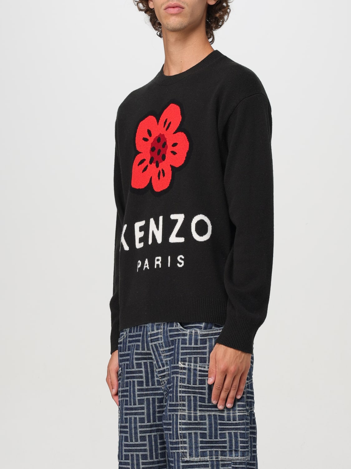 KENZO 스웨터: 스웨터 남성 Kenzo, 블랙 - Img 3