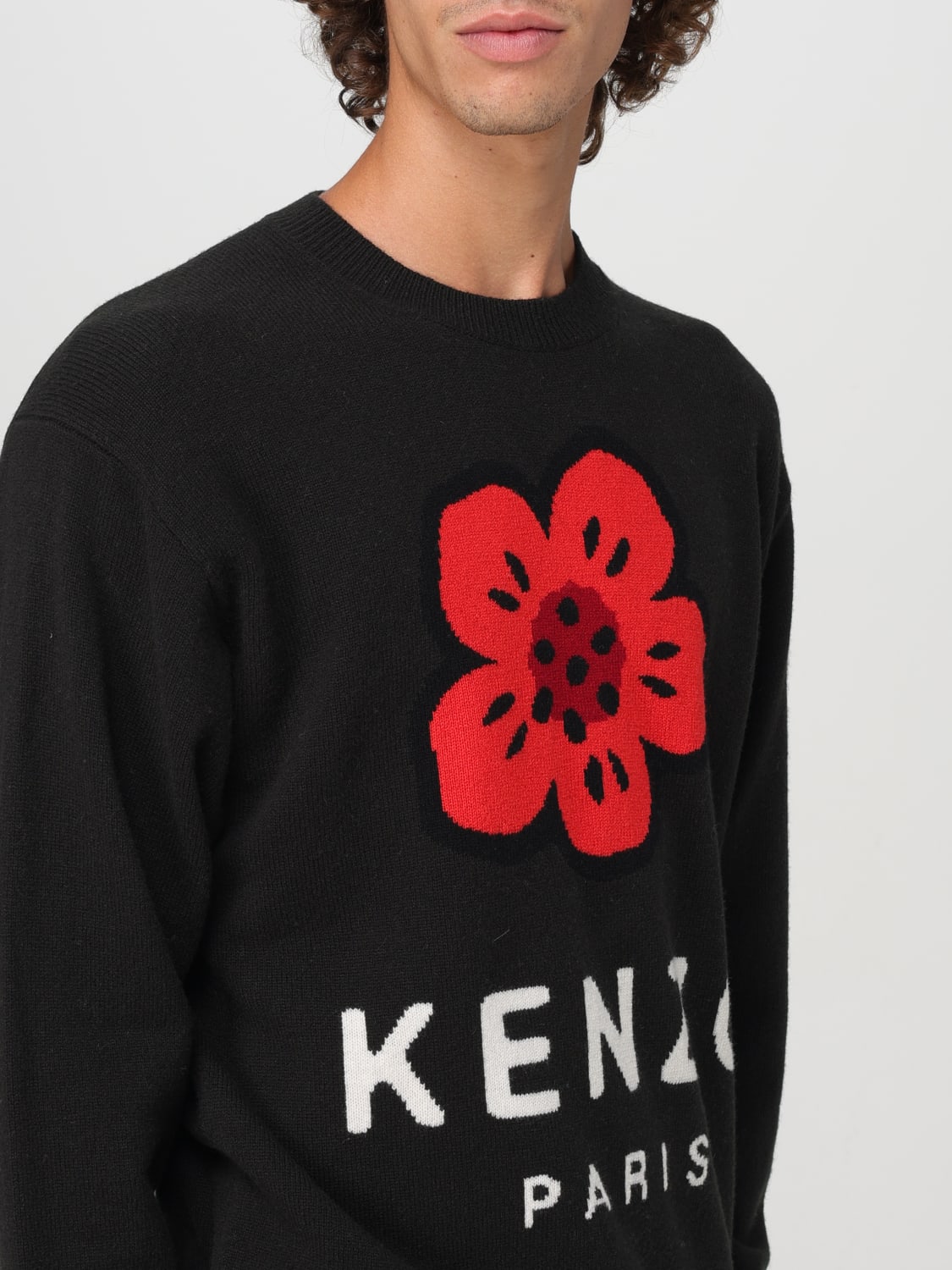 KENZO 스웨터: 스웨터 남성 Kenzo, 블랙 - Img 4