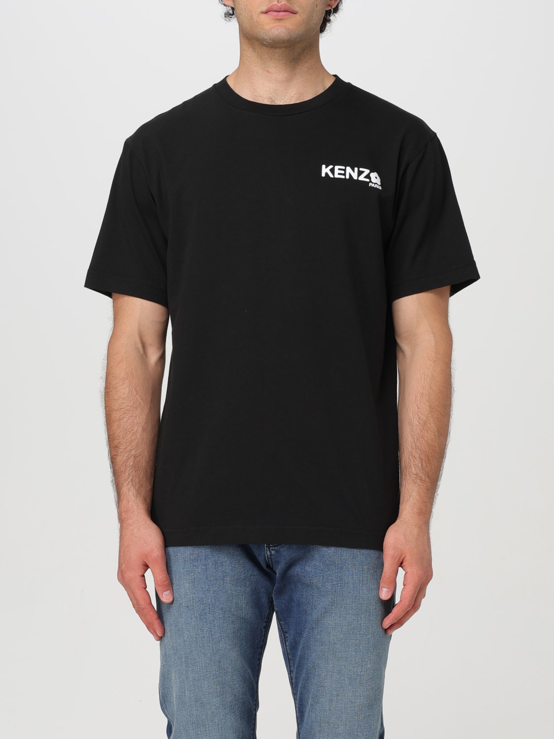 Giglio T-shirt basic con logo Kenzo